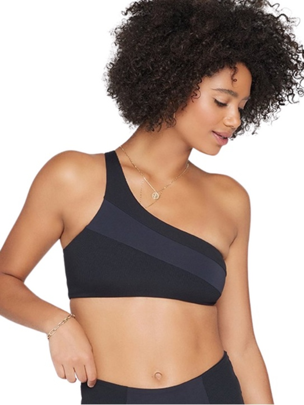 🌻NWOT L*Space Celeste Ribbed Off Shoulder Bikini Top Swimwear Size Small